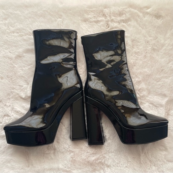 Guess Women’s Byra Platform Block Heel Dress Booties - Picture 6 of 14